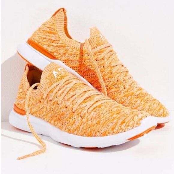 Free People APL × Techloom Wave Sneakers In Orange Slice SZ 10 LIKE NEW! - Picture 2 of 11